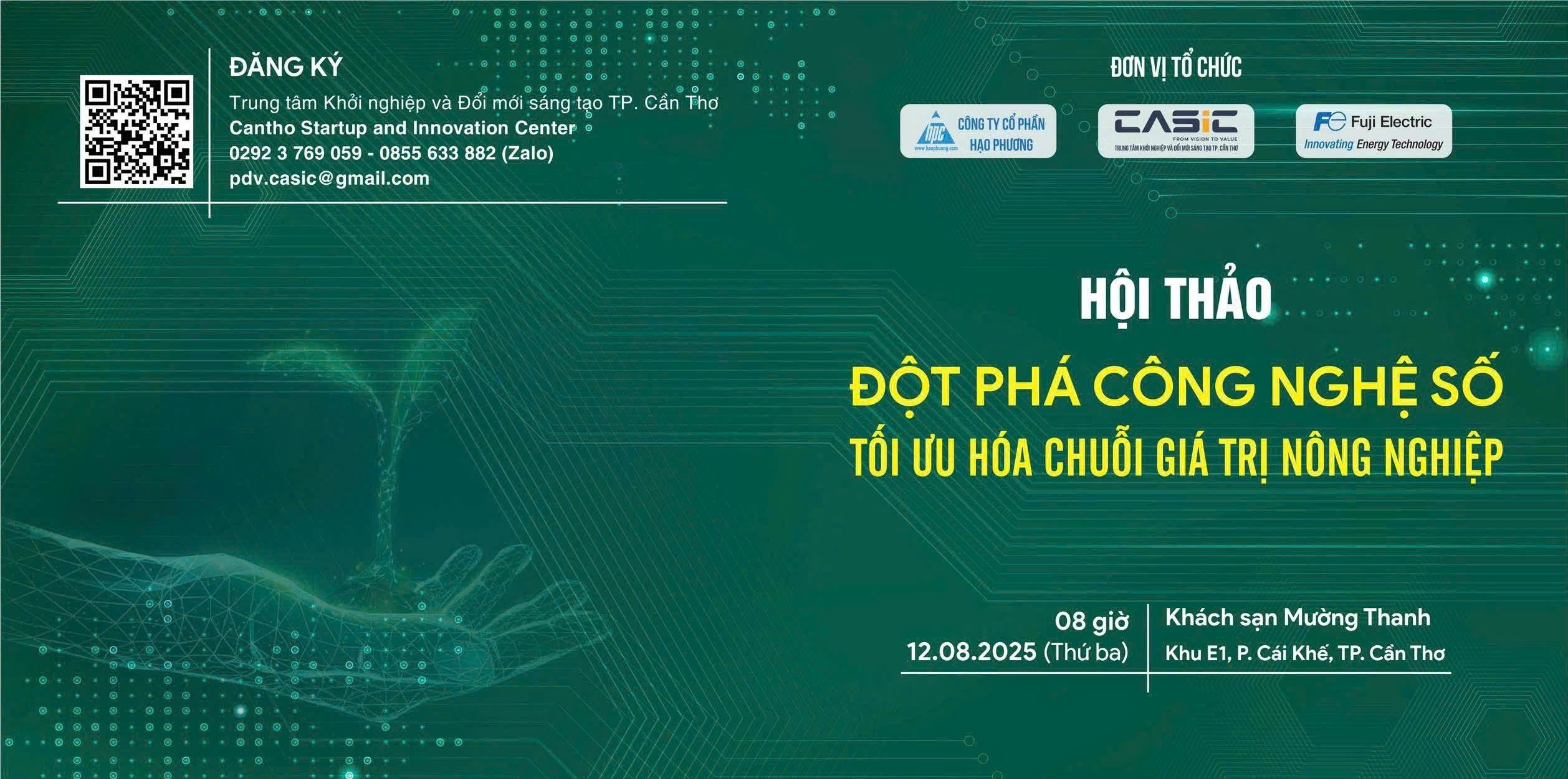 Hội thảo “Đột phá công nghệ số – Tối ưu hóa chuỗi giá trị nông nghiệp”: Thúc đẩy chuyển đổi số toàn diện trong ngành nông nghiệp